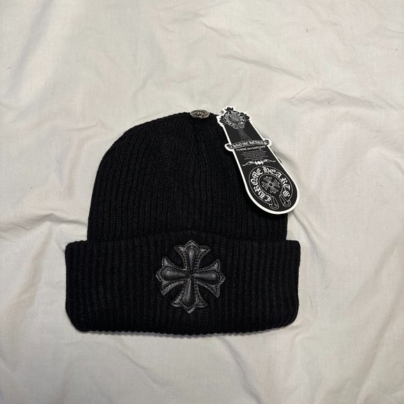 Chrome Hearts Other - NWT Chrome Hearts Black Cross Beanie